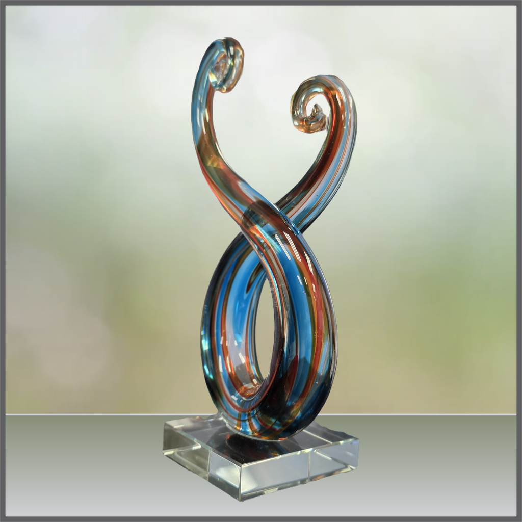 Curly Art Glass