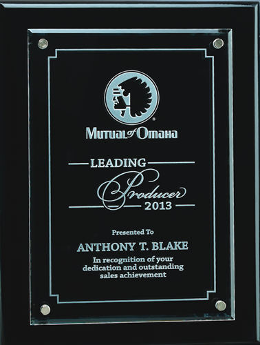 Cantebury Ebony Plaque