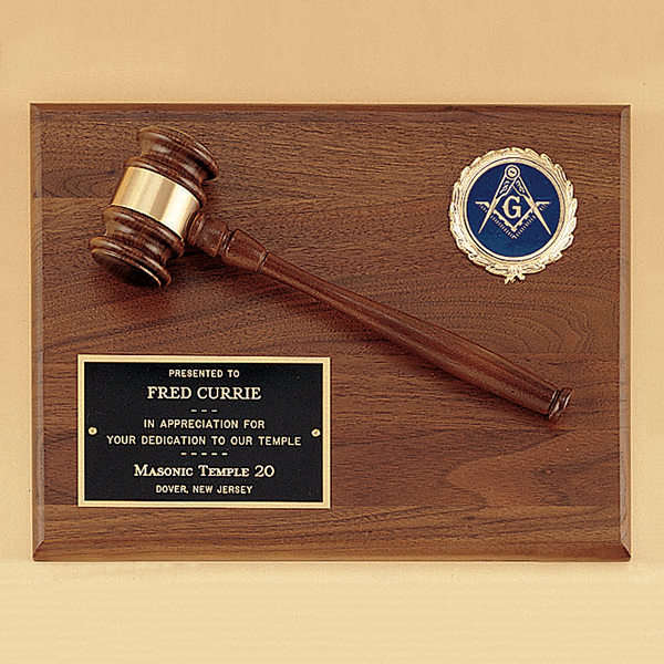 Gavel Plaque