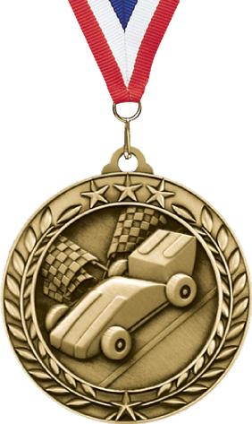 Pinewood Derby WAM-Medal
