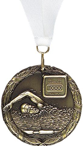 Swimming 3D Medal