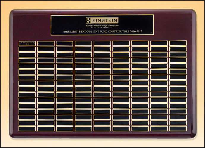 Rosewood Perpetual Plaque