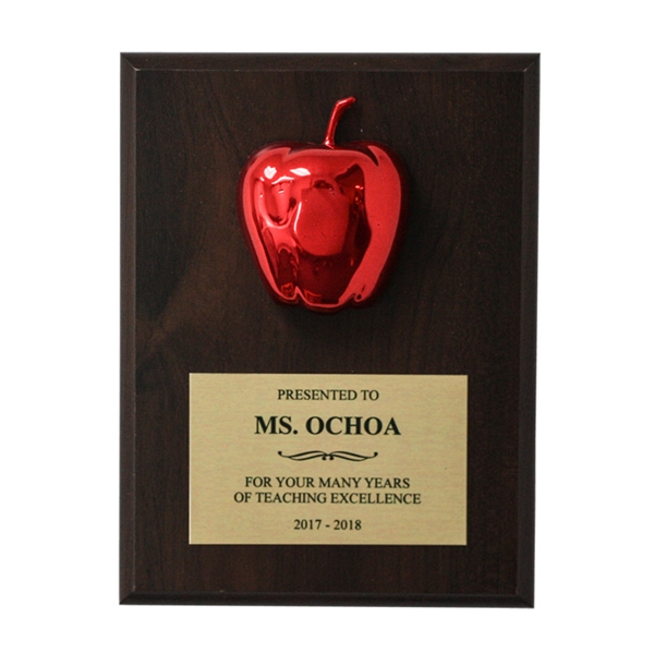 Red Apple Plaque