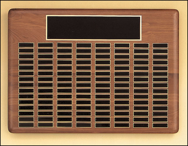 Walnut Perpetual Plaque (2301)