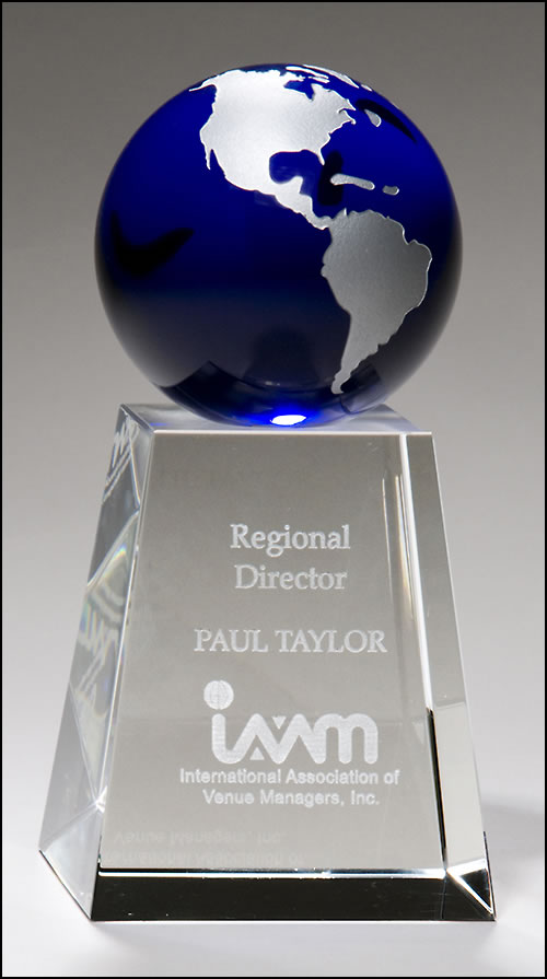 Blue Globe Crystal Award