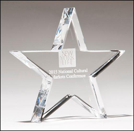 Standing Crystal Star