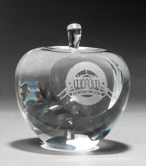 Clear Crystal Apple