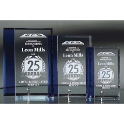 Blue Accent Glass