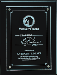 Cantebury Ebony Plaque