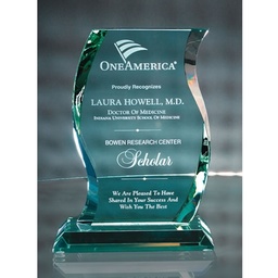 [JC-263] Curvy Jade Glass