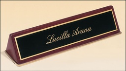 [572] Name Plate Rosewood