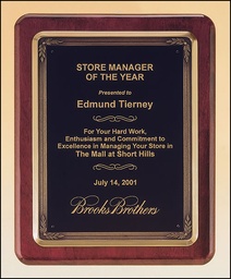 [P3747] Rosewood Frame Plaque