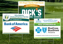 [Tee Sign] Golf Tee Sign 18x24