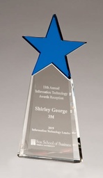 [K9214] Blue Crystal Star Award