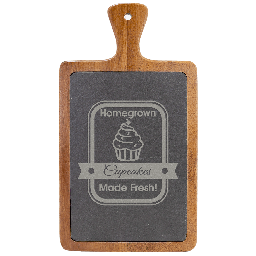 Acacia Wood/Slate Cutting Board