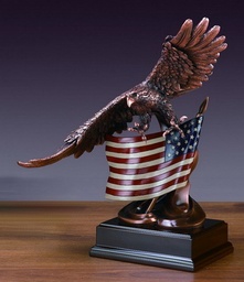 [51139] Eagle w/ American Flag
