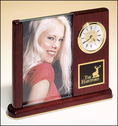 [31.95] Rosewood Clock and Photo